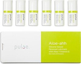 Pulse Aloe-ahh Silicone-Based Personal Lubricant, Pack of 6