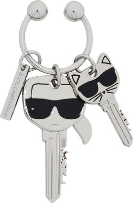 K/ikonik 2.0 Key Charm Keyring Key Ring Silver