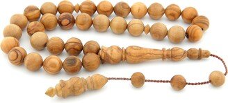 Big Natural Olive Tree 33 Beads Islamic Prayer For Muslim Misbaha Tesbih Worry 213048 Rosary Original Real Tespih