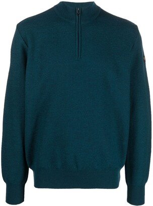 Fine-Knit Half-Zip Jumper