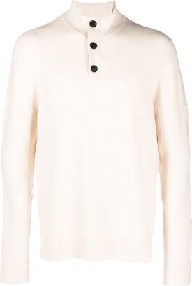 Quarter-Zip Knitted Jumper