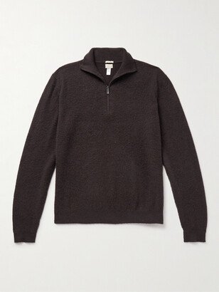 Liam Brushed Cashmere Half-Zip Sweater