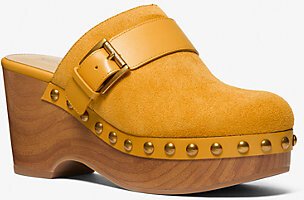 Rye Studded Suede Platform Clog