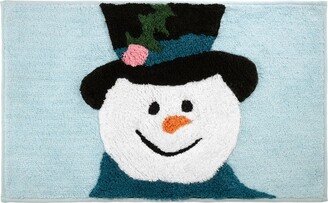 Blue Snowman Rug