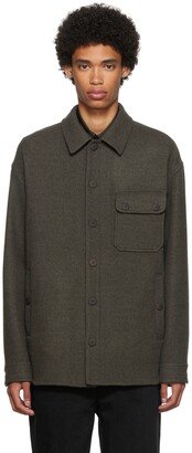 Gray Virgin Wool Jacket