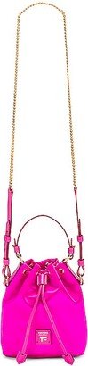 Disco Small Bucket On Chain Bag in Fuchsia