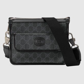 Messenger bag with Interlocking G-AC