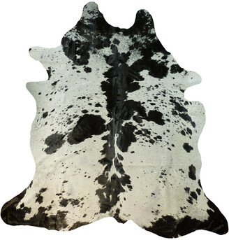 Black & White Salt & Pepper Brazilian Cowhide Rug