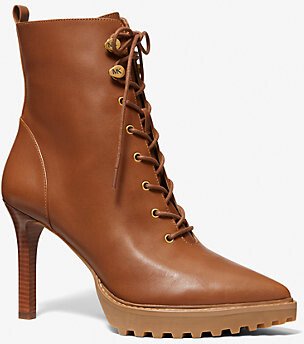 Kyle Leather Lace-Up Boot