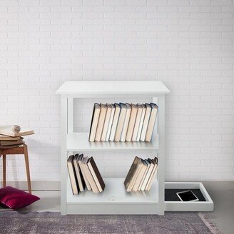 Adams 3-shelf Bookcase with Concealed Sliding Track