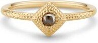 Talisman Rough Diamond Ring In Yellow Gold