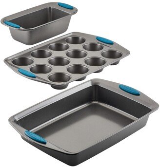 Yum-o! 3-Pc. Bakeware Oven Lovin' Nonstick Muffin, Loaf, and Cake Pan Set