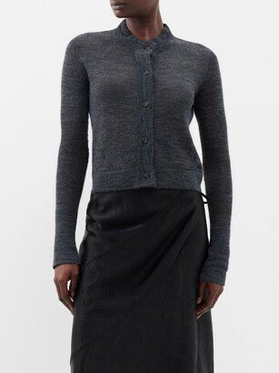 Mila Cropped Fine-knit Cardigan