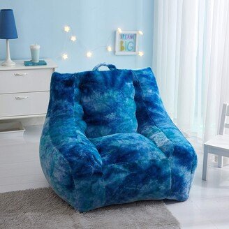 Supportive Faux Fur Bean Bag with Pocket