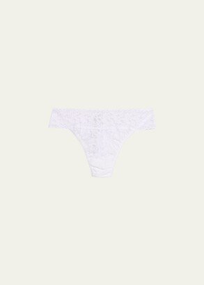 Stretch Lace Traditional-Rise Thong