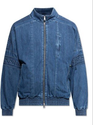 Denim Bomber Jacket-AA