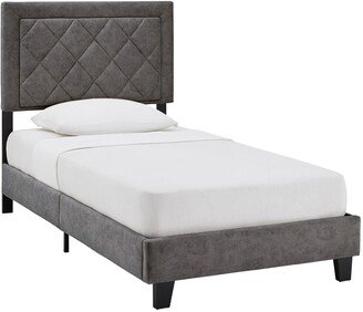 Dartington Velvet Fabric Platform Bed by Modern