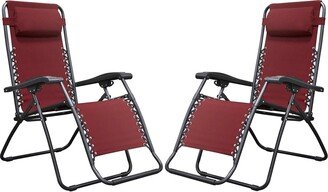 Home Imports Emporium Zero Gravity Chairs Set of 2 Pool Lounge Chair Zero Gravity Recliner Zero Gravity Lounge Chair Antigravity Chairs Anti Gravity