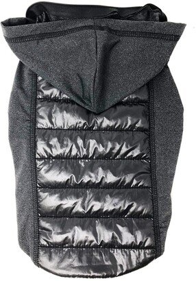 'Apex' Lightweight Hybrid 4-Season Stretch & Quick-Dry Dog Coat w/ Pop out Hood - Medium