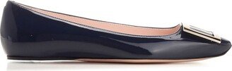 Trompette Buckle Ballerina Flats