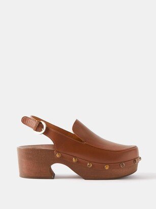 Aurna 20 Leather Clogs