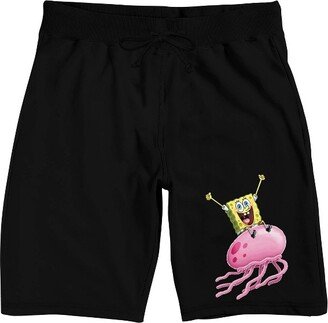 Jellyfish Men's Black Sleep Pajama Shorts -Medium