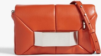 Griffin quilted leather shoulder bag