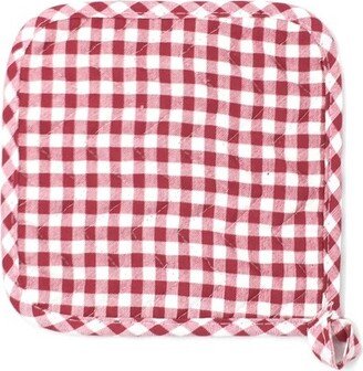 Better Houseware Gingham Pot Holder (Red)