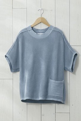 Women's Fresh Angles Sweater - Creek Blue - PS - Petite Size