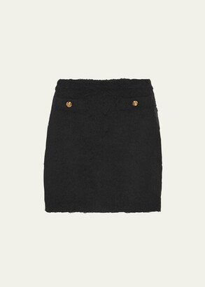 Knit Mini Skirt-AA