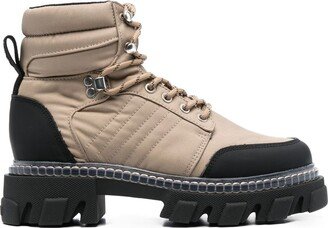 Lace-Up Hiking Boots-AC