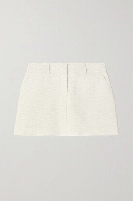 The Frankie Shop - Isle Woven Mini Skirt - Neutrals