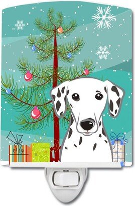 Christmas Tree and Dalmatian Ceramic Night Light