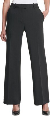 Petite Solid Fixed-Waist Slant-Pocket Wide-Leg Pants, Created for Macy's