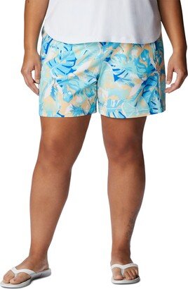 Plus Size Pfg Tidal Ii Adjustable-Waist Spf Shorts