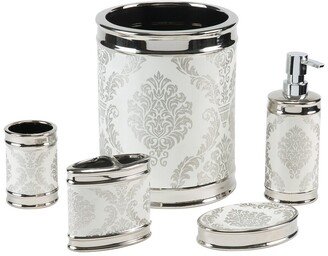 Damask Bath Countertop Collection 5Pc Set-AA