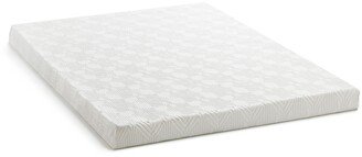 Dream Collection by Lucid 4 Gel Memory Foam Mattress Topper with Breathable Cover, Twin Xl