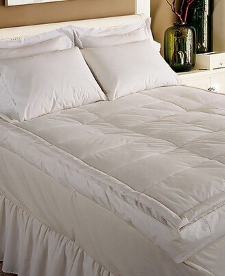 5 Gusseted 233 Thread Count Cotton Featherbed, Twin