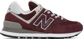 Burgundy 574 Core Sneakers