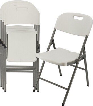 4 Piece Indoor and Outdoor Folding Chair Set