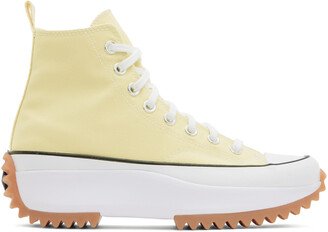 Yellow Run Star Hike Hi Sneakers