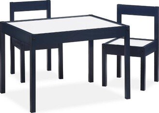 3pc Annya Kiddy Kids' Table Set Navy/White - Room & Joy