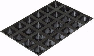 Sasa Demarle FP 01585 Flexipan 3-Ounce Pyramid Pan with 24 Cavities