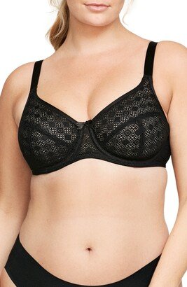 Full Figure Lace Underwire Bra