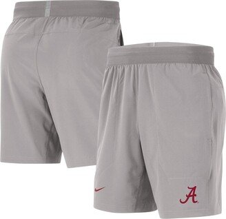 Men's Gray Alabama Crimson Tide Player Performance Shorts