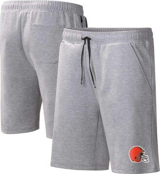 Men's Msx by Michael Strahan Heather Gray Cleveland Browns Trainer Shorts