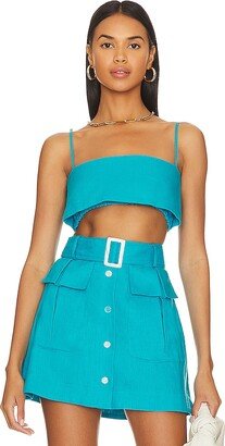 X Revolve Structured Bandeau Crop Top