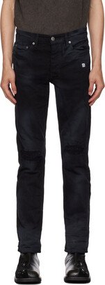 Black Hazlow Ghosted Angels Jeans