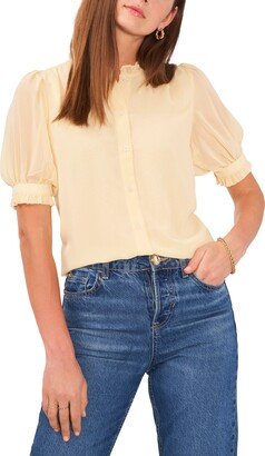 Ruffle Trim Blouse