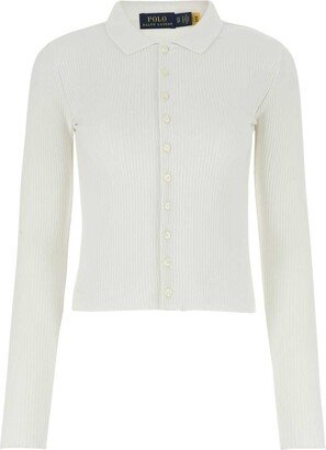 Ribbed Long-Sleeved Blouse